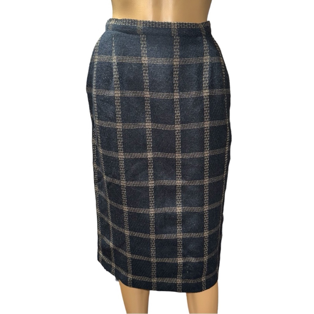 SPITALNICK & Co Vintage Pencil Midi Skirt Women's Size 6 Wool Blend Gray